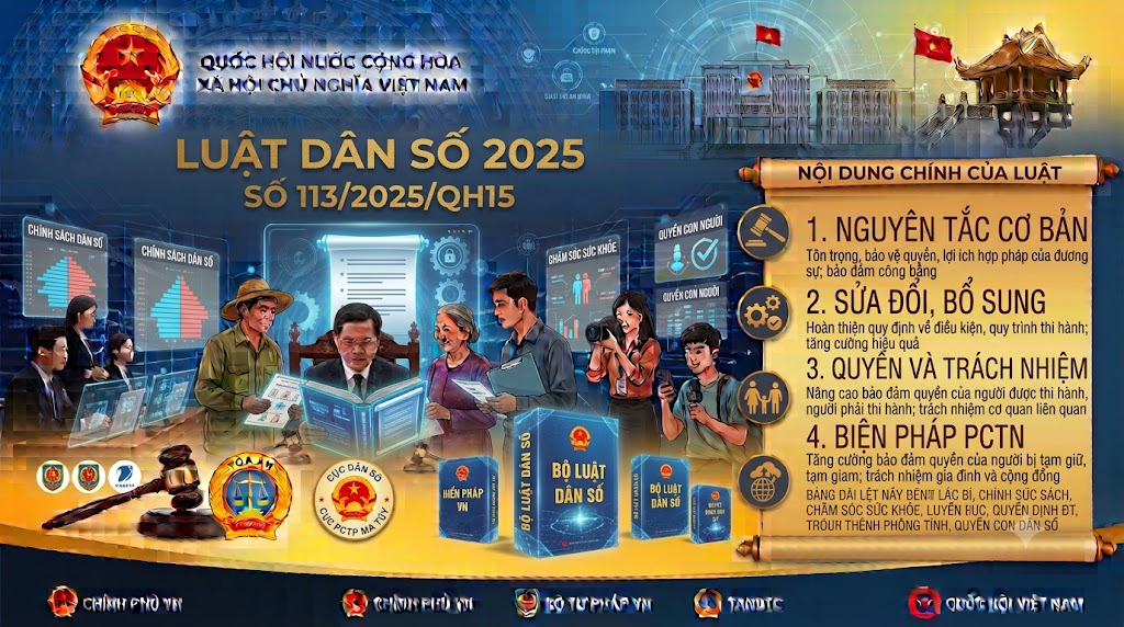 Luật Dân số 2025, số 113/2025/QH15